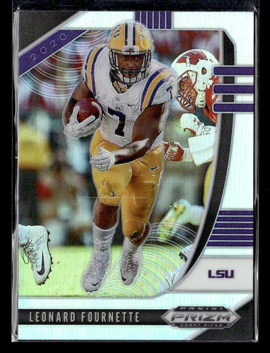 Leonard Fournette - 2020 Panini Prizm Draft Picks Prizms Silver #64 LSU Tigers