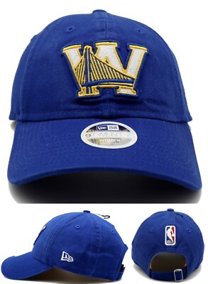 Golden State Warriors New Era 9Twenty Ladies Women Back Half Blue Gold Hat Cap