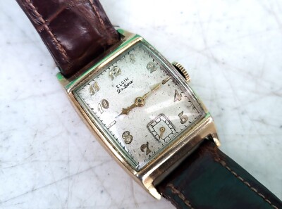 Elgin De Luxe Watch 558 Movement 10K GF Wadsworth  c1945 HANDSOME