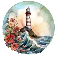 XXXL 60x60 cm car decal sticker lighthouse sticker