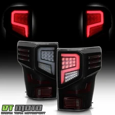 For 2016-2021 Titan XD Black Smoked LED Tube Tail Lights Brake Lamps Left+Right