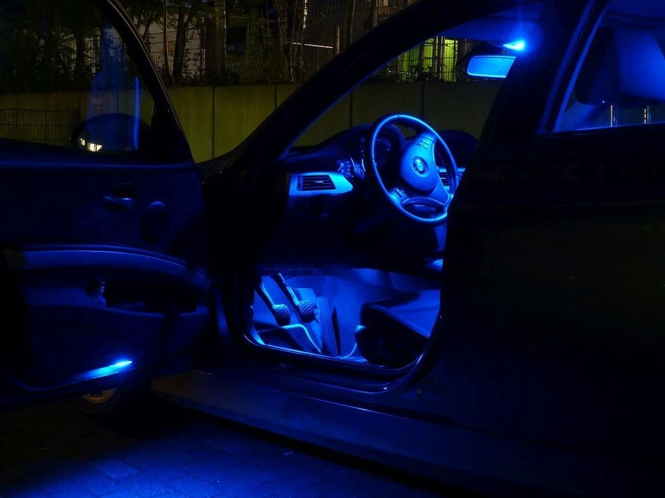 4x AZUL Lámparas LED Iluminación interior Honda Accord VIII a partir de 2008- - Imagen 3 de 4