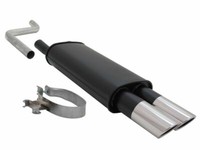 Novus Sportauspuff Gruppe N 2X76Mm Sr-Design VW Polo Ii/Iii (Typ 86C) Alle