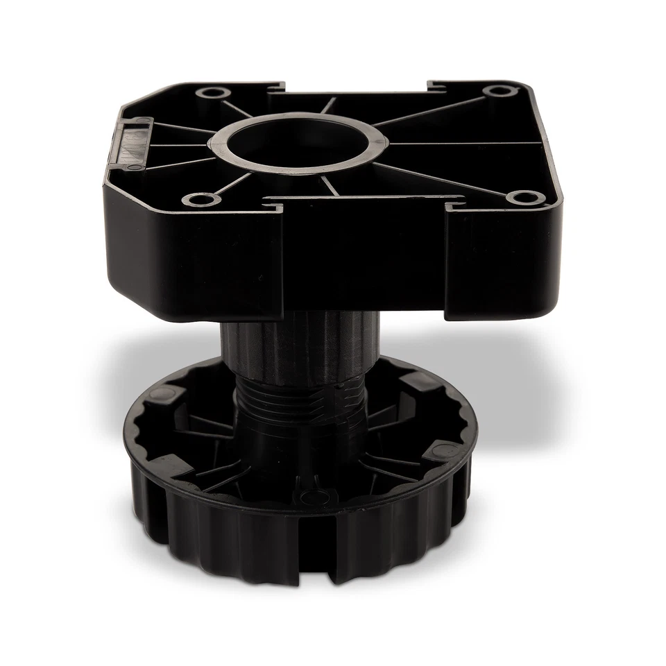 4er Set Sockelfüße 55 mm - 200 mm Möbelfüße Stellfüße Küchenfüße Verstellfüße