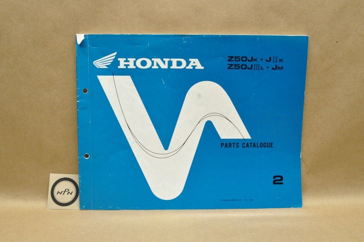 JIL 専用ページ 1991 Honda Z50 JK JIIK JIIIL JM Parts List Catalog Catalogue