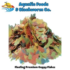 Guppy Premium Tropical Fish Flakes, USA Made