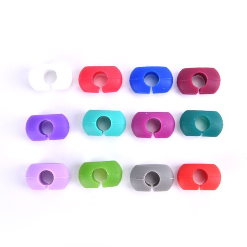Silicone Red Wine Glass Marker Creative Drinking Glass Identification Cup Lab!xh - Imagen 8 de 10