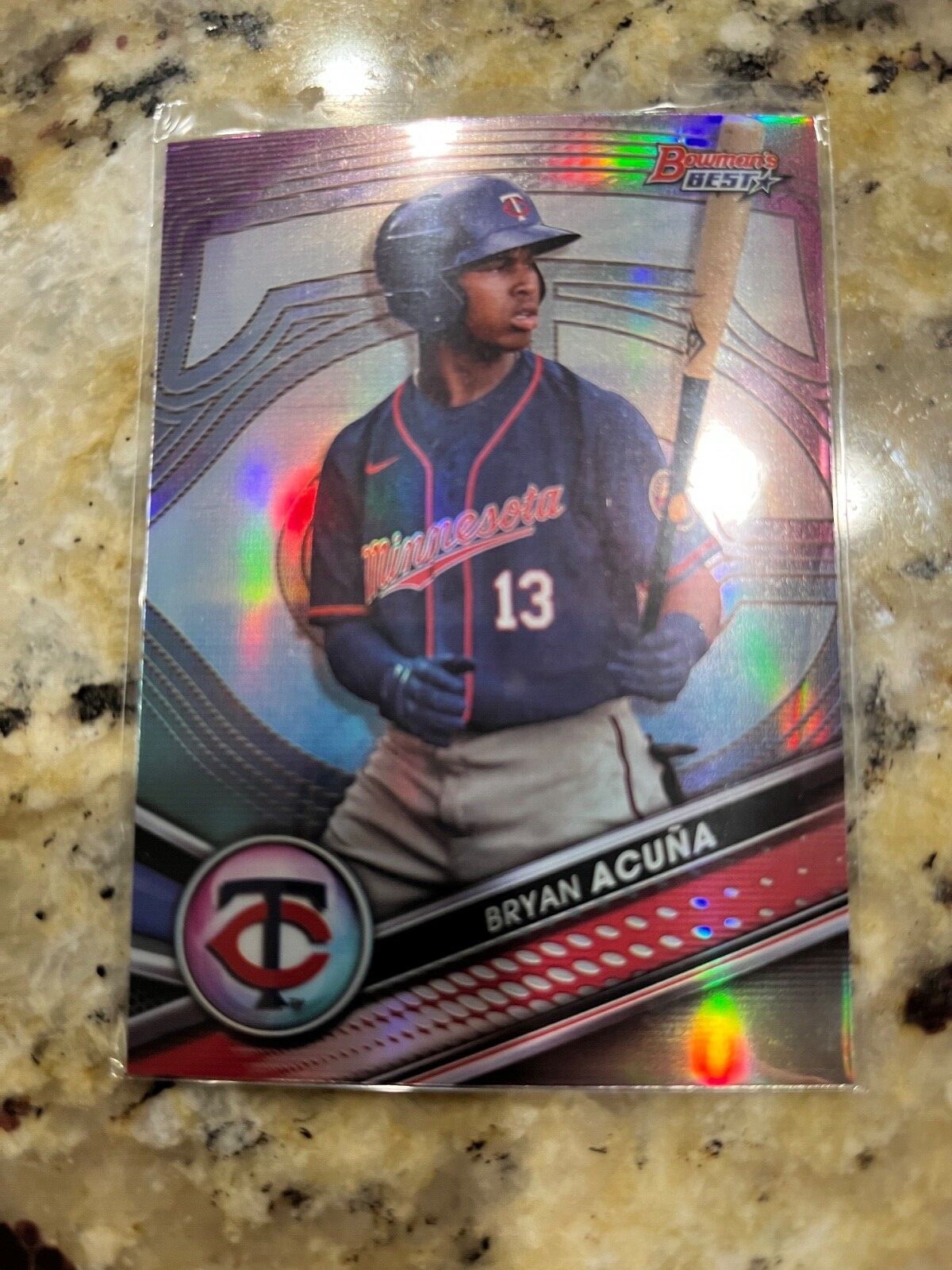 2022 Bowman's Best #TP14 Bryan Acuna Prospect Refractor SP Minnesota Twins QTY