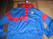 BARCLONA NIKE OVER THE TOP RAIN JACKET XL MENS 45 INCHES TAGS/PACKET