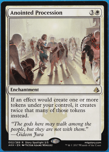 Anointed Procession Amonkhet NM White Rare MAGIC MTG CARD (ID# 507476) ABUGames - Picture 1 of 2