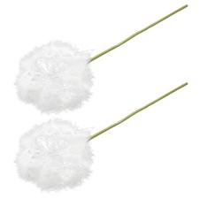 2 Pcs Faux Dandelion Flowers Artificial for Decoration Simulation