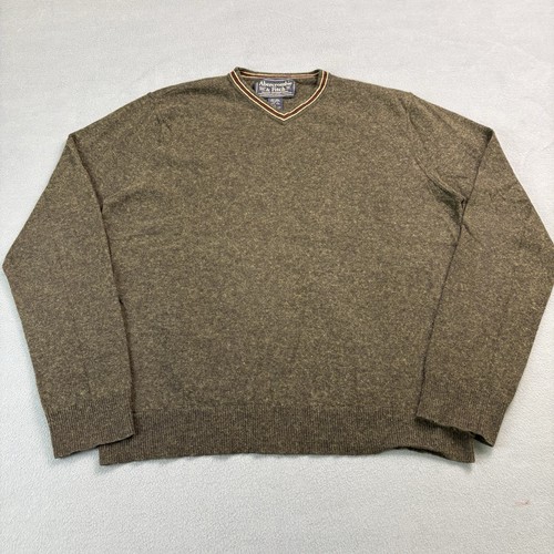 Abercrombie & Fitch, Vintage 90s Abercrombie And Fitch Wool Blend Sweater Size Large Brown