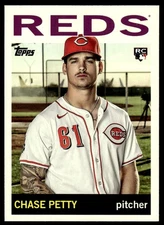 2025 Topps Archives Chase Petty #18 1964 Design Rookie RC Cincinnati Reds