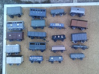 job lot 20 00 kit built wagons
