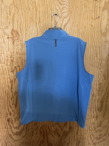 Peter Millar Crown Crafted Mens Contour Full Zip Vest. Brook Blue Medium. $245 - Picture 11 of 11
