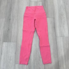 Lululemon NULU align high rise pants leggings 25 inch in pink blossom size 4