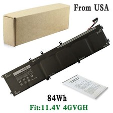 NEW 7260mAh 4GVGH 1P6KD Battery for Dell XPS 15 9550 Precision 5510 P56F P56F001