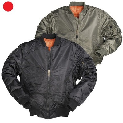 US FLIEGERJACKE MA1 ARMY WINTERJACKE  PARKA BOMBERJACKE OUTDOOR OLIV SCHWARZ