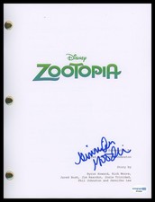 Ginnifer Goodwin "Zootopia" AUTOGRAPH Signed 'Judy Hopps' Script Screenplay ACOA