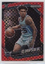 2024-25 Panini Prizm Black Red Power Prizm 21/75 KJ Simpson Jr #207 3hd