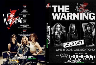 THE WARNING PIER 17 ROOFTOP NYC 06-11-2026 DVD! DOROTHY BETH HART TESLA DIO ACDC