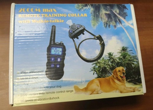 Walkie Talkie Shock Collar for Dogs, Dog Training Collar - 6500Ft Dog Shock Coll