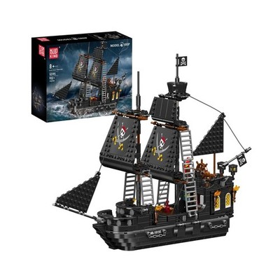  Mould King 10195 Black Pearl Piratenschiff 933 Teile  Sofort ab  DE- Lager