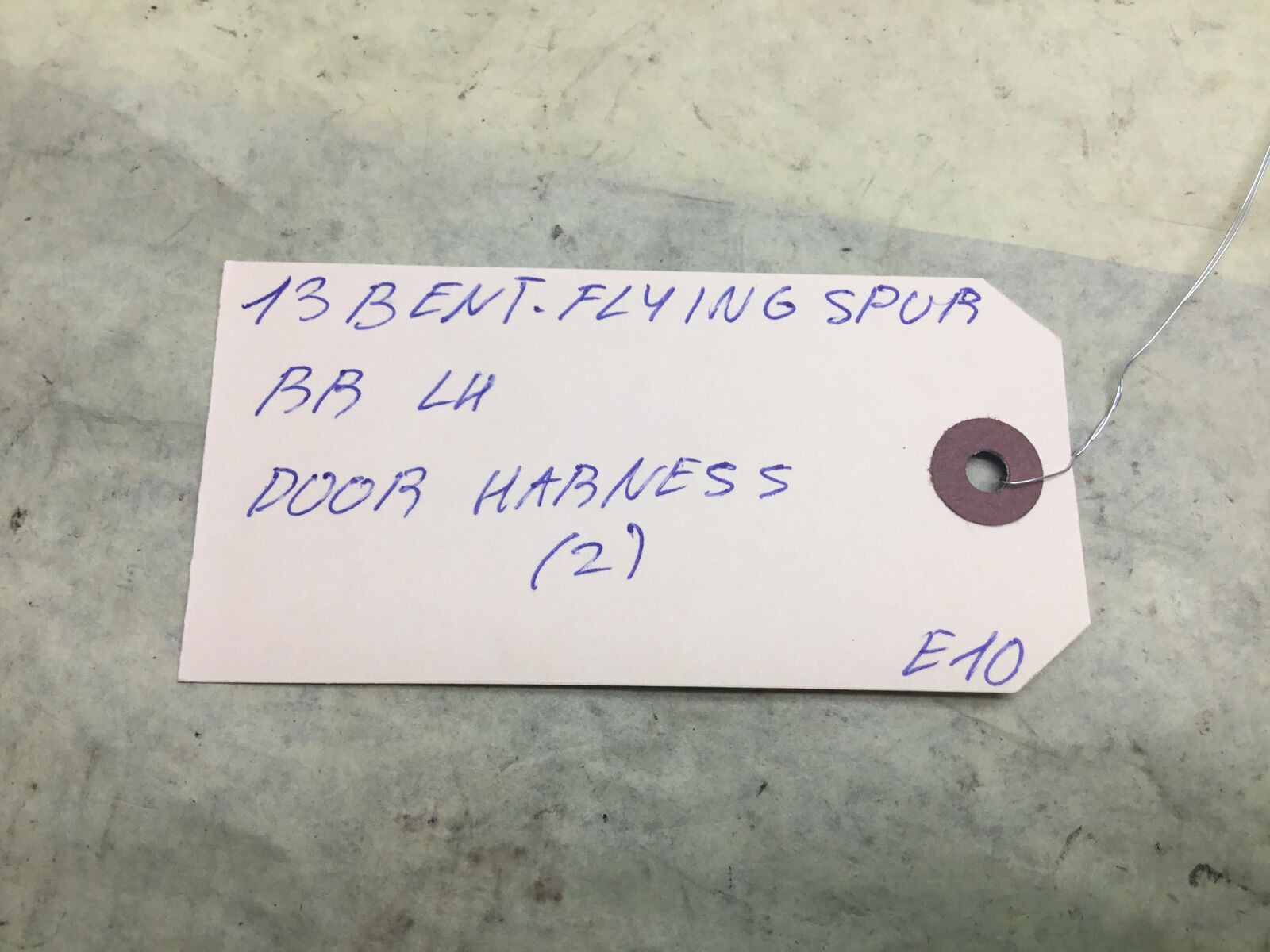 Bentley Flying Spur W12 Rear Left Driver Door Wire Wiring Harness 13-18 :Y