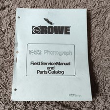 Original Rowe Ami R-92 Phonograph Vinyl JUKEBOX MANUAL