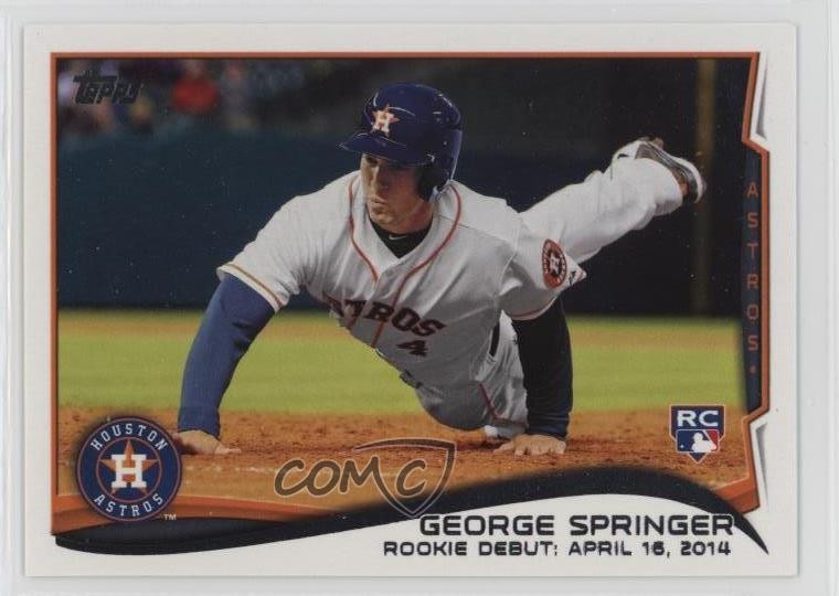 2014 Topps Update Rookie Debut George Springer #US-210 0z9j