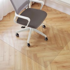 Clear Chair Mat for Hardwood Floor 36 X 36 X 48 for Hard Floor Frosted Clear