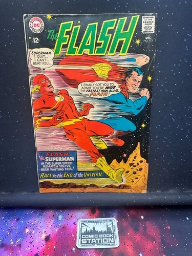 Flash #175 Raw GD/VG 2nd Race Flash/Superman Esposito VTG 1st Print DC Comic '67