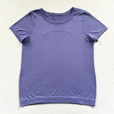 Lululemon Women Solar Purple Swiftly Tech Short Sleeve Breeze Relaxed Fit Top 8