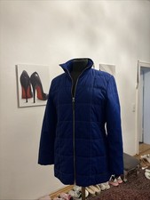 Escada Jacke Winter Damen Blau Größe 38