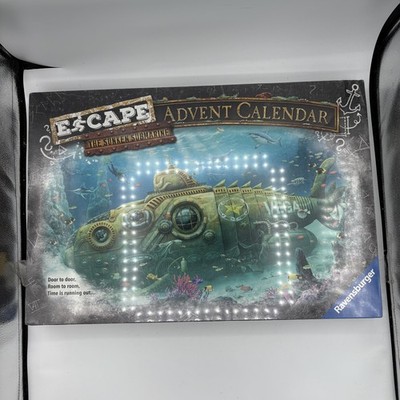 Ravensburger Escape Advent Calendar The Sunken Submarine Christmas Sealed 10+
