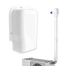 3'' Width Entry Wall Cover, Mini-Split Line Set Cover Accessories for Mini Sp...