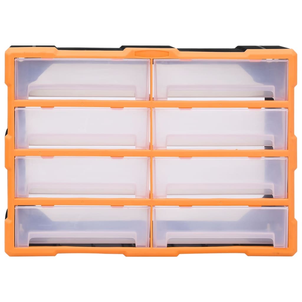 Contenitore 8 Cassetti Grandi 52x16x37 cm - Organizer Ufficio e Archivio - 4