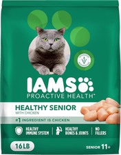 Proactive Health Healthy Senior Dry Cat Food with Chicken, 16 lb. Bag 3.40 per pound