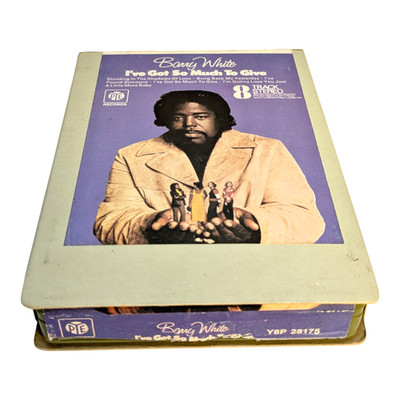 NEW PADS&TESTED! BARRY WHITE I've Got So Much | BOXED 1973 A- 8-track cartridge