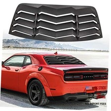 Rear Window Louver Fits Dodge Challenger 2008-2021 2022 2023 in GT Lambo