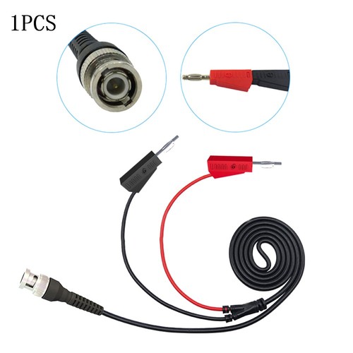 100cm BNC to Dual 4mm Stackable Banana Cable for Oscilloscope and Test Work - Picture 11 of 12