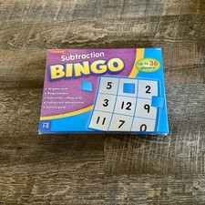 NIB Lakeshore Learning Division Bingo 'Subtraction Bingo' NEW FACTORY SEALED BOX