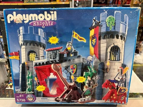 Vintage Playmobil knights Catapult Castle Mega Bulk lot