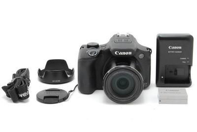 [NEAR MINT] Canon PowerShot SX60 HS 16.1MP Black Zoom Digital Camera from JAPAN