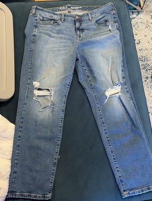 Torrid Perfect  Boyfriend Ankle Vintage Stretch Mid-Rise Jeans, Size 16 R
