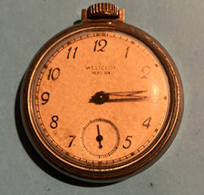 WESTCLOX POCKET BEN 1962, RUNS STOCK 132