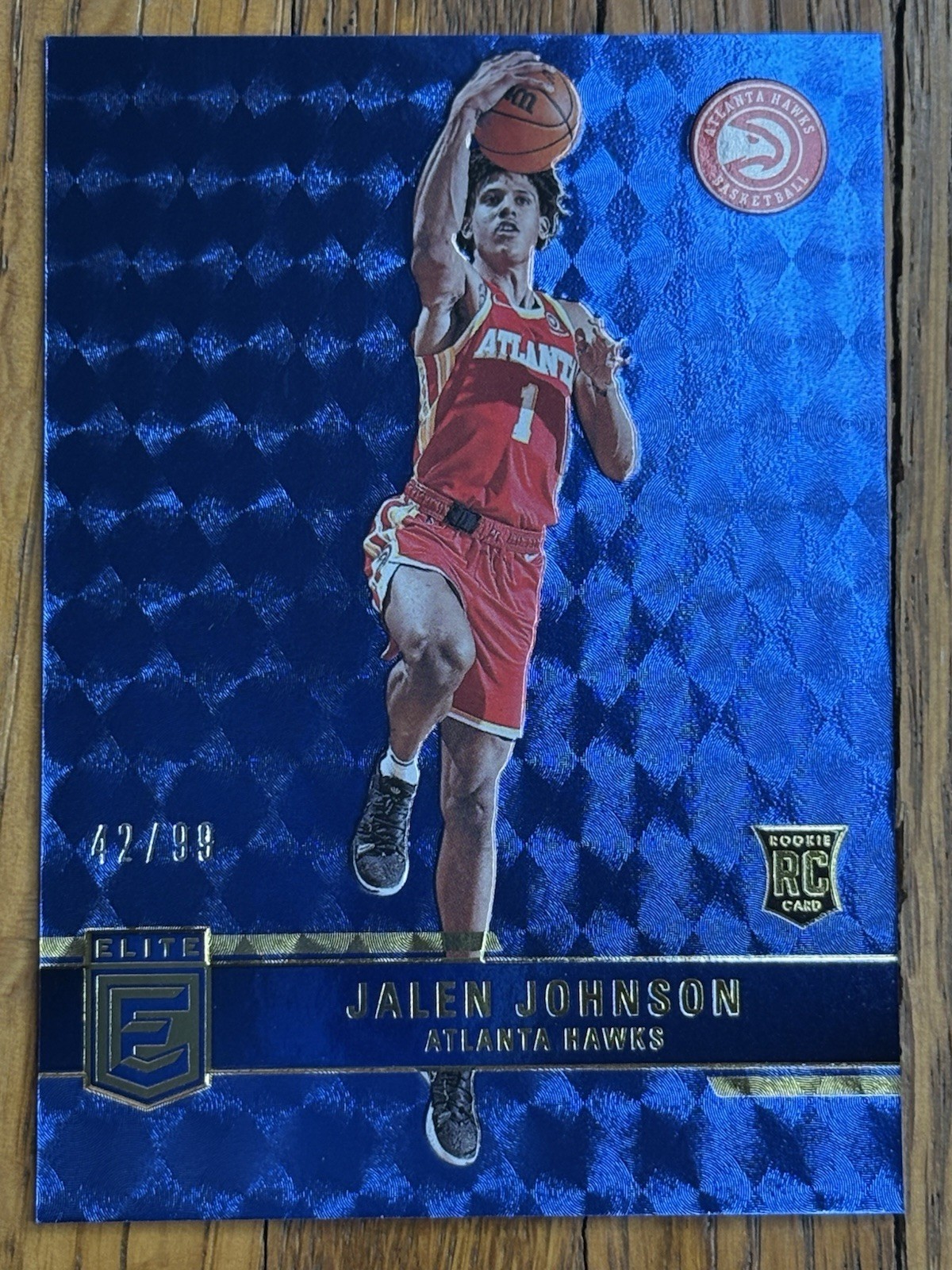 2021-22 Panini Donruss Elite Jalen Johnson Rookie Blue /99 RC