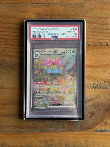 Pokémon TCG Venusaur EX Scarlet & Violet 151 198/165 - PSA 10