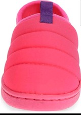 Wonder Nation Toddler Girls Puffer Slipper-Indoor/Outdoor-Pink-Size 5/6-NWT