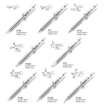 Pine64 Pinecil V2 TS100 TS101 Electric Soldering Iron Tip Replacement Various Mo